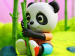 Coloring e book: Two Pandas
